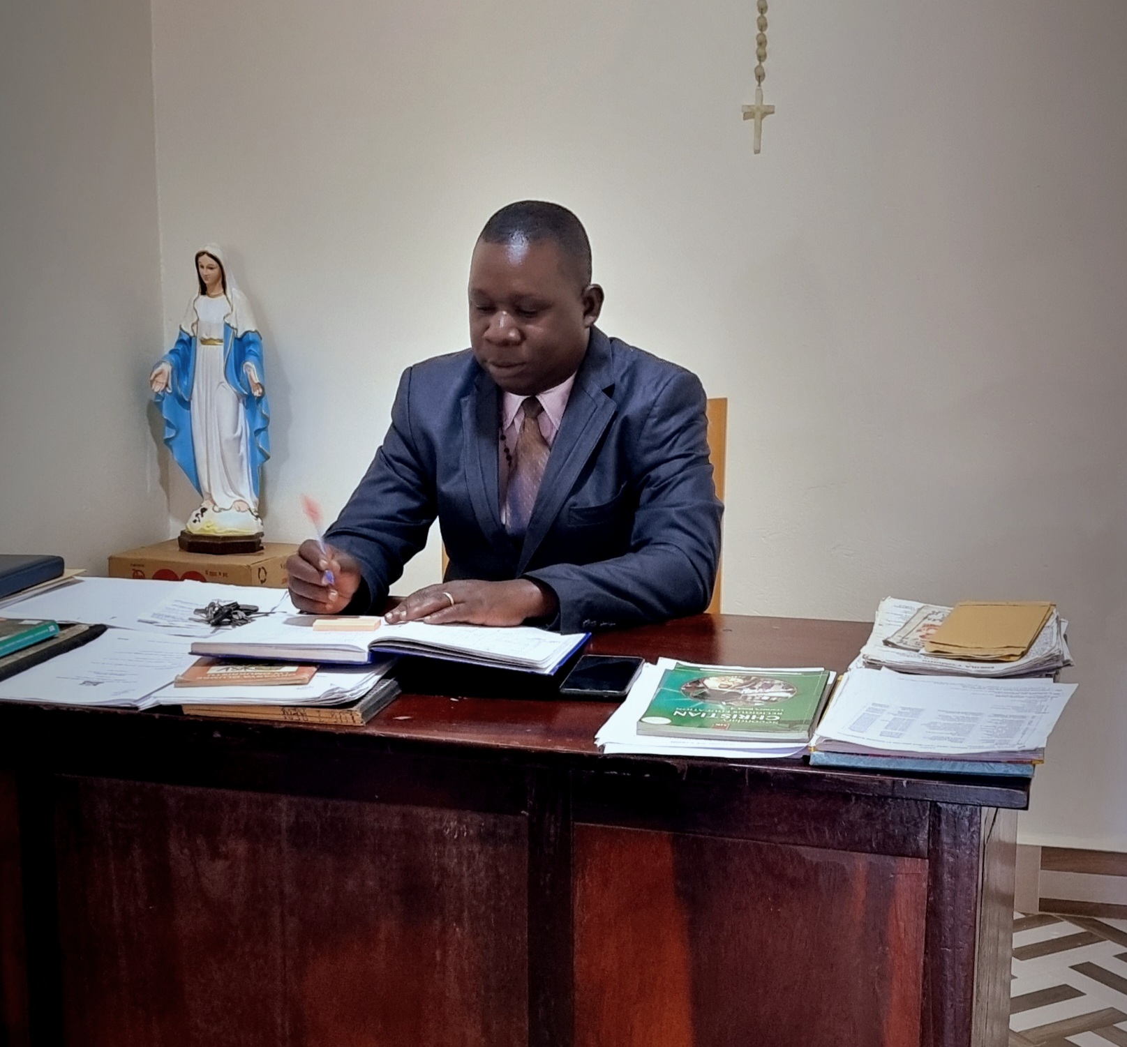 Learners at St. Charles Lwanga School